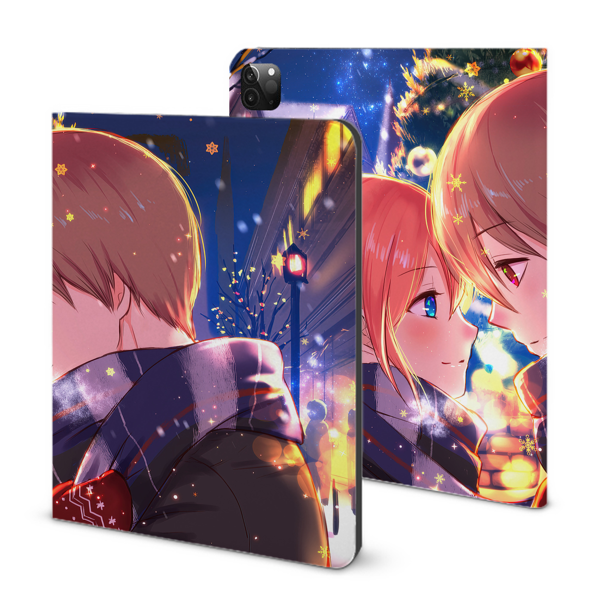 （画像用） ぎんたま 坂田銀時（さかたぎんとき） 神楽 志村新八（しむら しんぱち） GINTAMA Sakata Gintoki Kagura Shimura Shinpachi IPadケース ペンホルダー付き ブックスタイルデザイン
